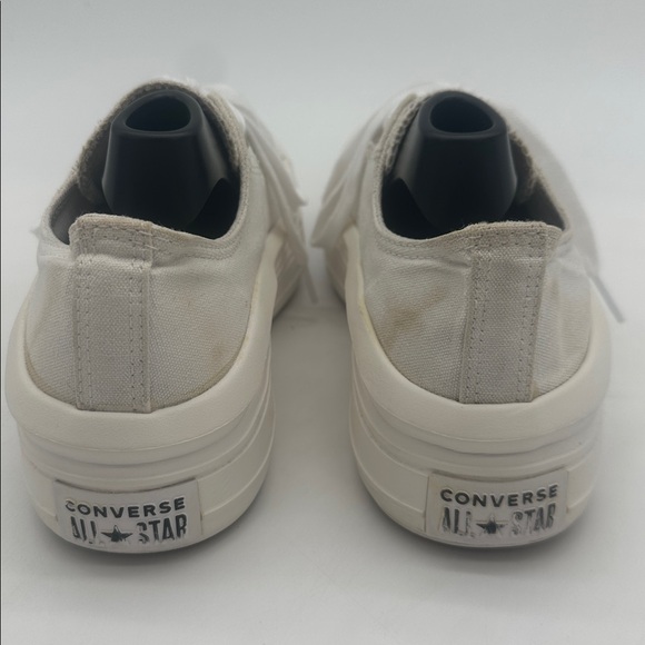 Chuck Taylor All Star Move White Classic Canvas Platform Lace up Women Size 9.5 - Picture 11 of 15